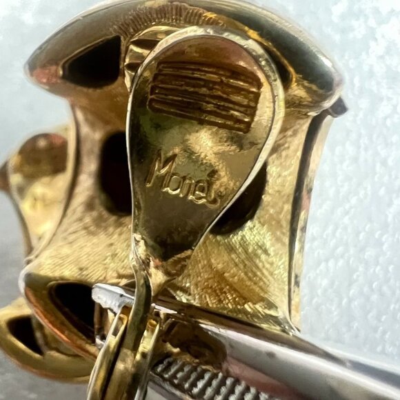 Monet MCM Gold-Tone 56" Tubular Chain Necklace & Matching Clip-On Ball Earrings - Picture 5 of 13